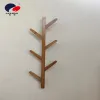 Creative Nan bamboo wall-mounted coat and hat rack, door rear coat hook, bedroom and living room wall coat hanger, wall clothes hanger Application Scenario